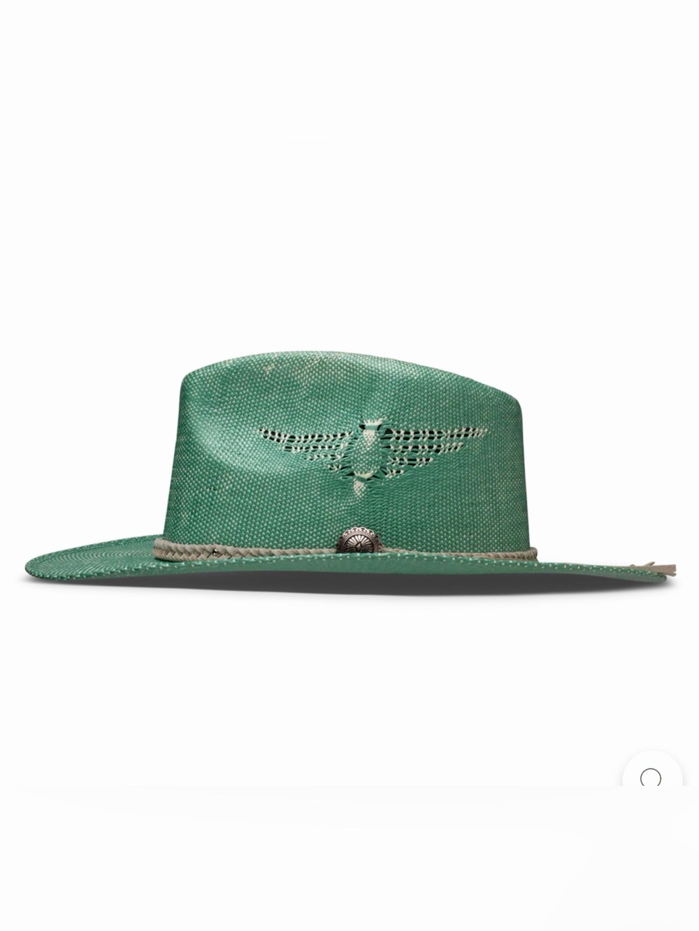 Charlie Horse straw hat green Women’s size Small - Picture 2 of 6